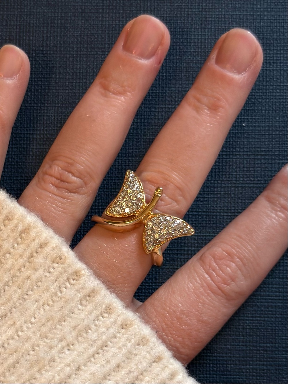 Vintage Butterfly Ring